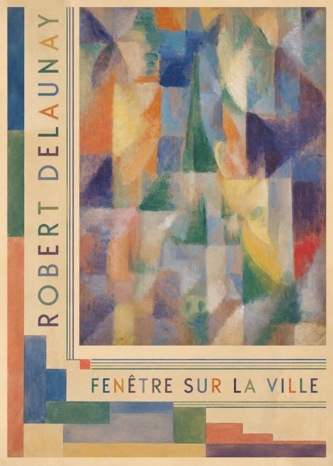 Robert Delaunay Fenêtre Sur La Ville No2 - Poster