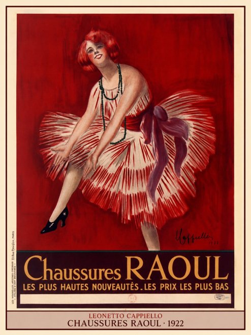 Leonetto Cappiello Chaussures Raoul No4 - Poster