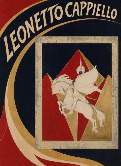 Leonetto Cappiello Rider on a White Horse No3 - Poster