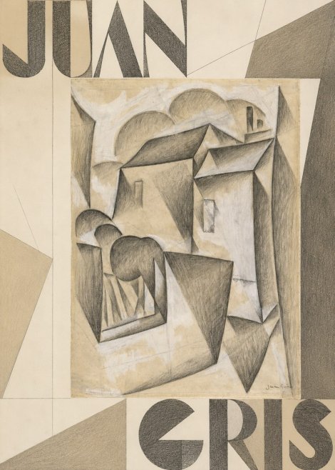 Juan Gris Houses in Paris No6 - Poster