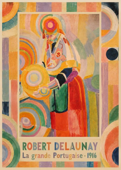 Robert Delaunay La Grande Portugaise II No4 - Poster