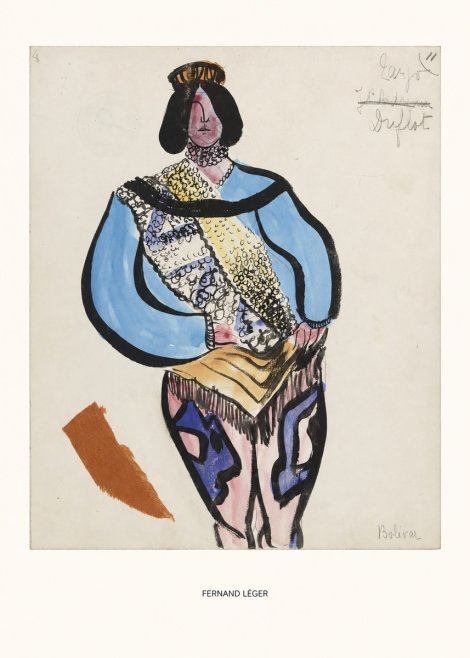 Fernand Léger Bolivar VIII No5 - Poster