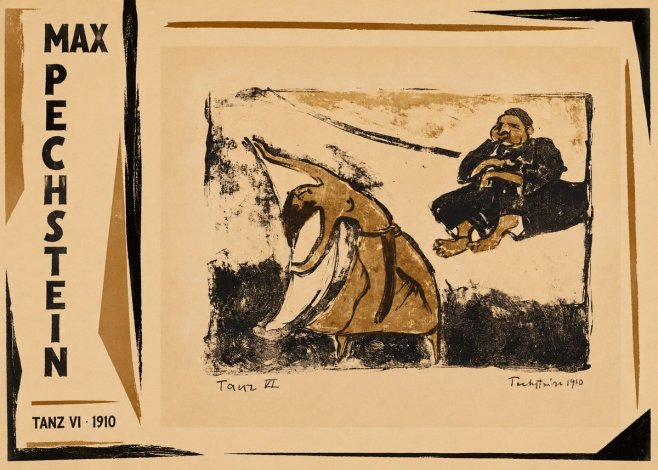 Max Pechstein Tanz Vi • 1910 No2 - Poster