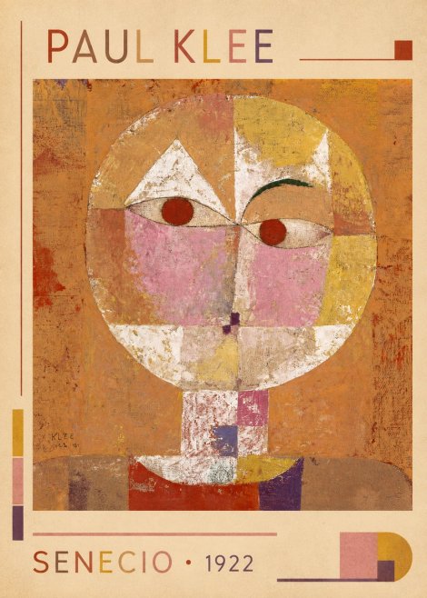Paul Klee Senecio No1 - Poster