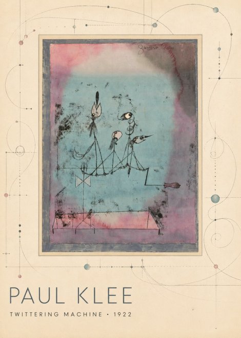 Paul Klee Twittering Machine No3 - Poster