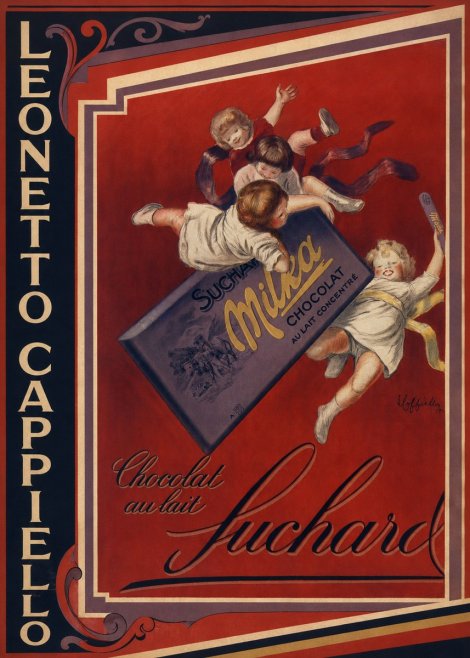Leonetto Cappiello Suchard Milka Chocolat No2 - Poster