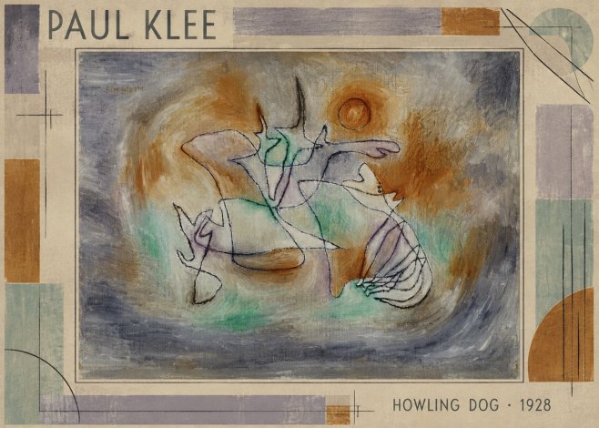 Paul Klee Howling Dog No1 - Poster