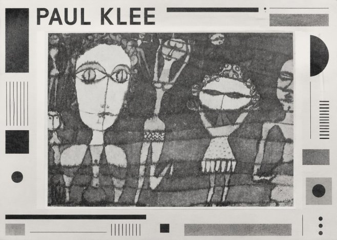 Paul Klee Specter of a Genius No3 - Poster
