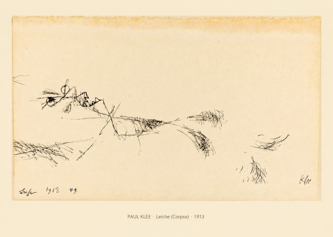 Paul Klee Leiche (Corpse) No6 - Poster