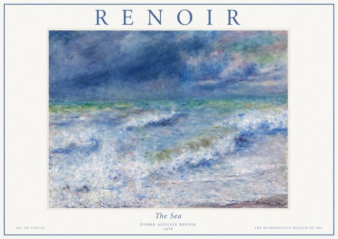 Renoir The Sea No1 - Poster