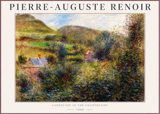 Renoir Landscape in the Countryside No4 - Poster