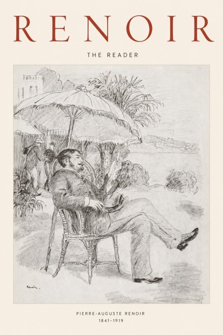 Renoir The Reader II No1 - Poster