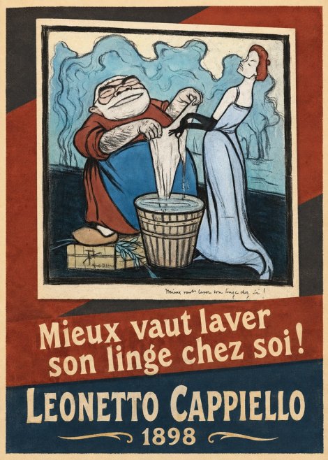 Leonetto Cappiello Mieux Vaut Laver Son Linge Chez Soi! No5 - Poster