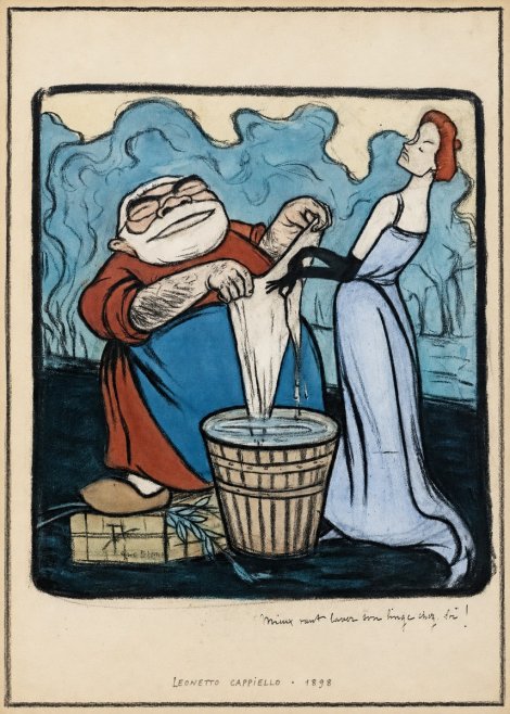 Leonetto Cappiello Mieux Vaut Laver Son Linge Chez Soi! No6 - Poster