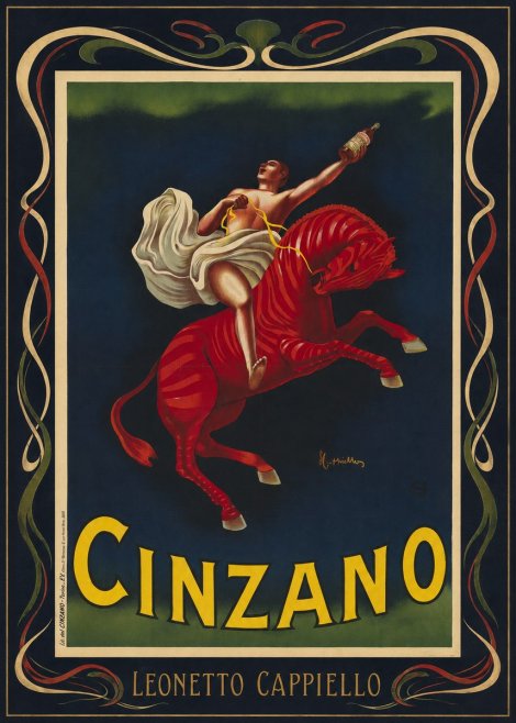 Leonetto Cappiello Cinzano No5 - Poster