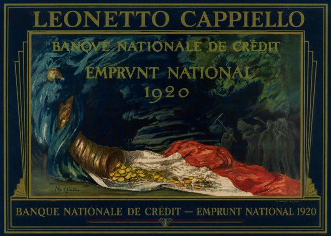 Leonetto Cappiello Banque Nationale De Crédit - Emprunt National 1920 No1 - Poster