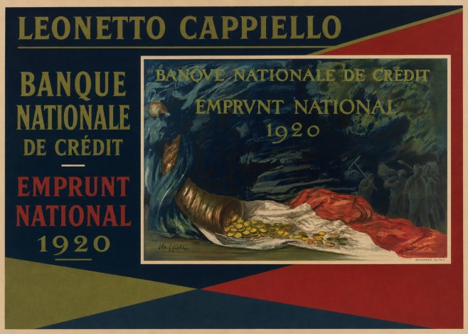 Leonetto Cappiello Banque Nationale De Crédit - Emprunt National 1920 No2 - Poster