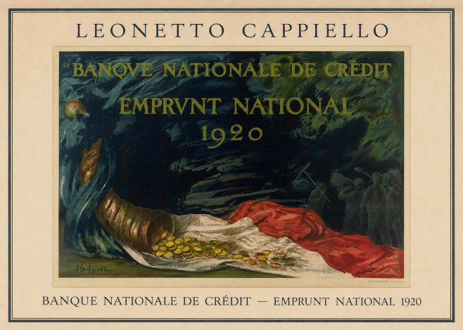 Leonetto Cappiello Banque Nationale De Crédit - Emprunt National 1920 No3 - Poster