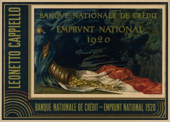Leonetto Cappiello Banque Nationale De Crédit - Emprunt National 1920 No4 - Poster