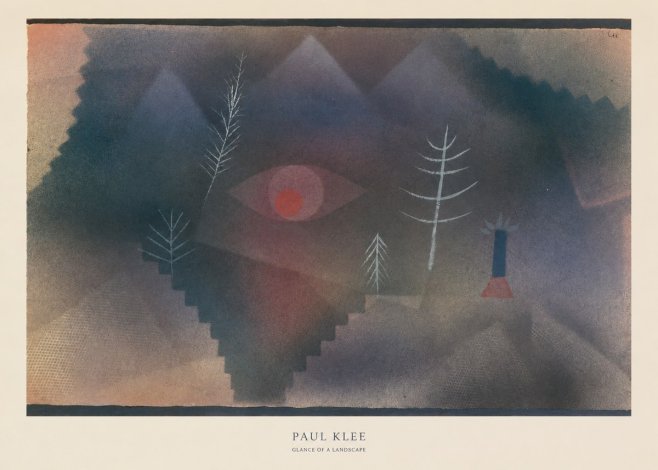 Paul Klee Glance of a Landscape No6 - Poster