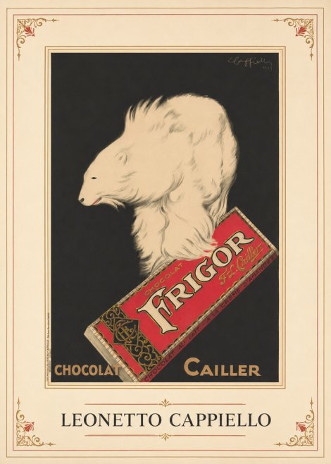Leonetto Cappiello Chocolat Frigor No1 - Poster