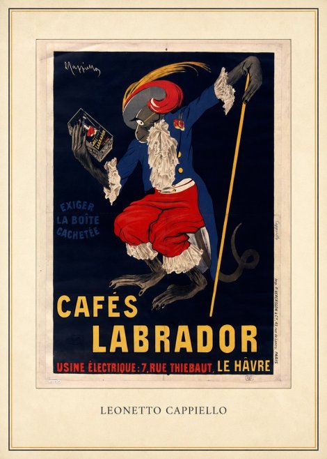 Leonetto Cappiello Cafés Labrador No4 - Poster