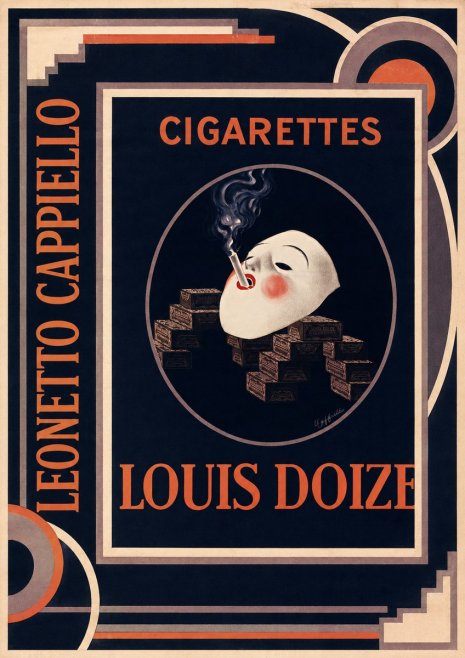 Leonetto Cappiello Cigarettes Louis Doize No2 - Poster