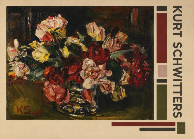 Kurt Schwitters Flower Still Life No2 - Poster