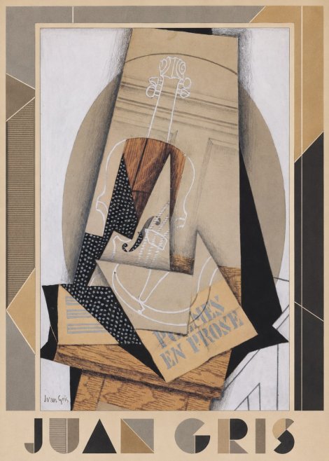 Juan Gris Poèmes En Prose No1 - Poster