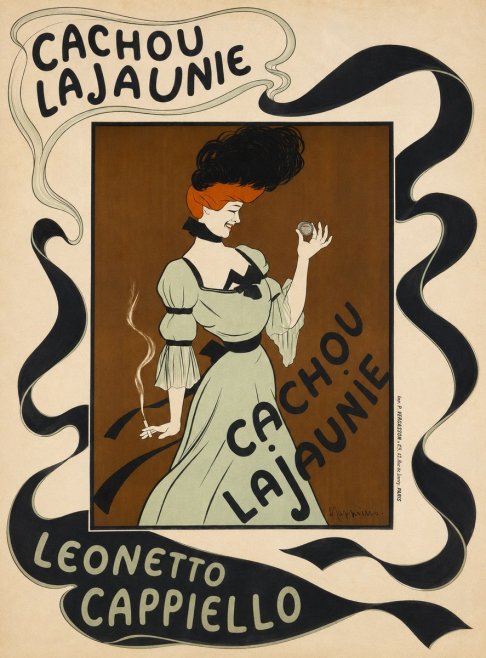 Leonetto Cappiello Cachou Lajaunie No5 - Poster