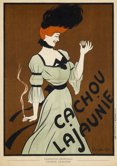 Leonetto Cappiello Cachou Lajaunie No6 - Poster