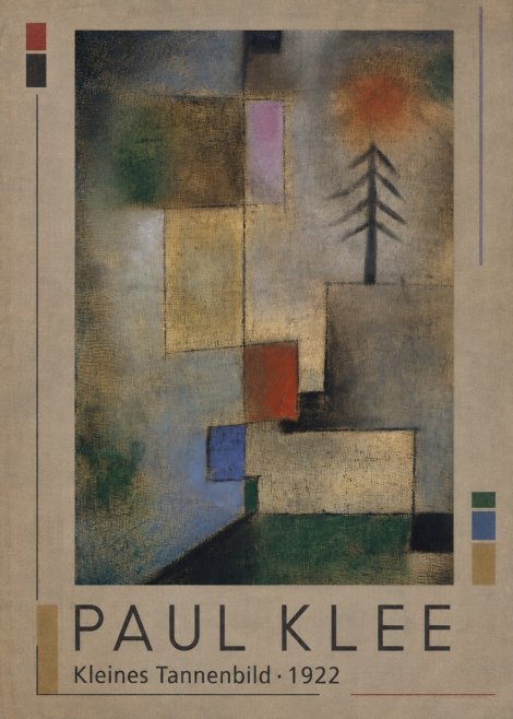 Paul Klee Kleines Tannenbild No1 - Poster