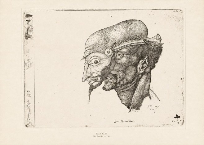 Paul Klee Der Komiker No6 - Poster