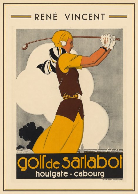 René Vincent Golf De Sarlabot No1 - Poster
