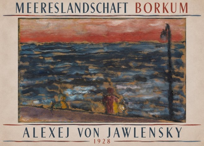 Alexej von Jawlensky Meereslandschaft Borkum No4 - Poster