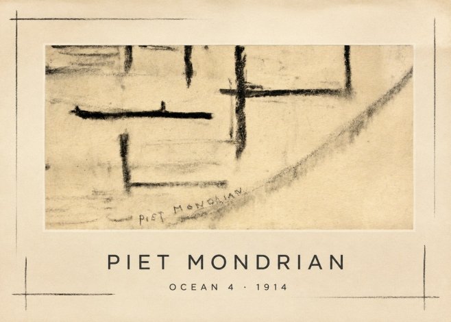 Piet Mondrian Ocean 4 No1 - Poster