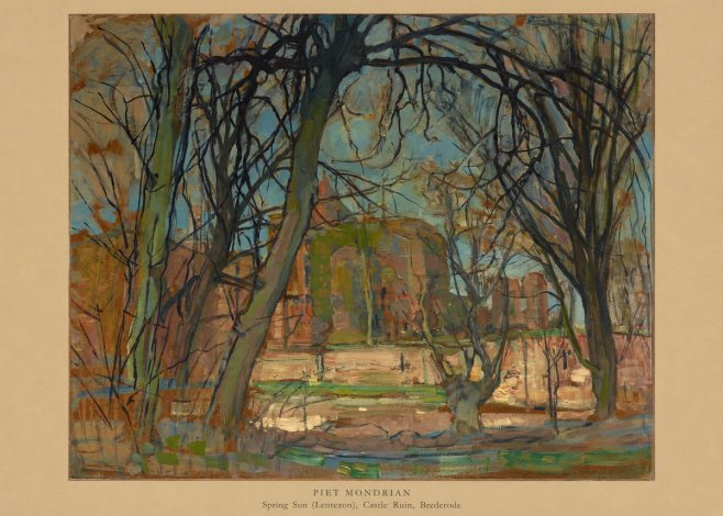 Piet Mondrian Spring Sun (Lentezon), Castle Ruin, Brederode No6 - Poster