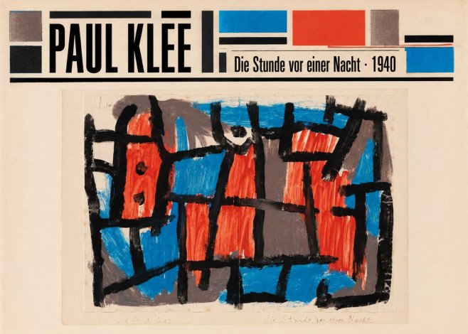 Paul Klee Die Stunde Vor Einer Nacht No6 - Poster