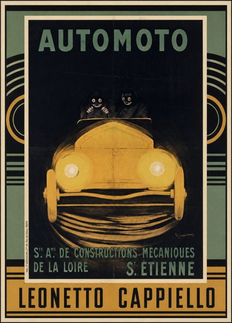 Leonetto Cappiello Automoto No3 - Poster
