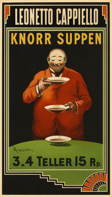 Leonetto Cappiello Knorr Suppen No1 - Poster