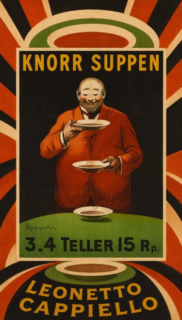 Leonetto Cappiello Knorr Suppen No4 - Poster