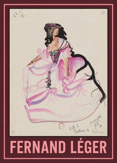 Fernand Léger Jeune Fille Fête No1 - Poster
