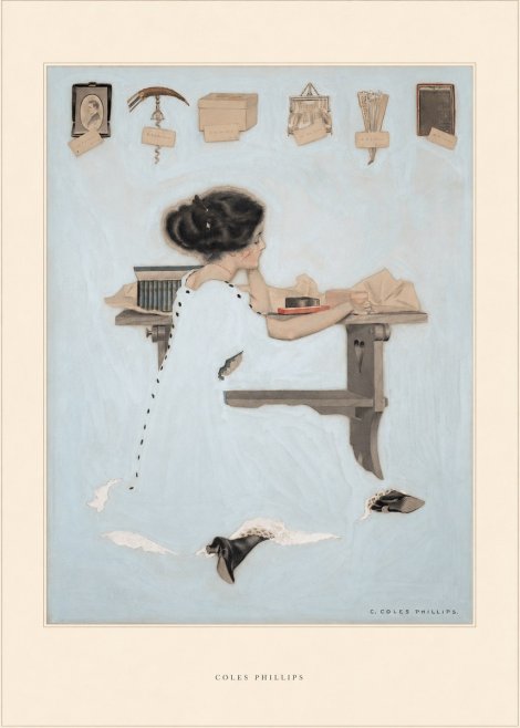 Coles Phillips Remembrance No5 - Poster
