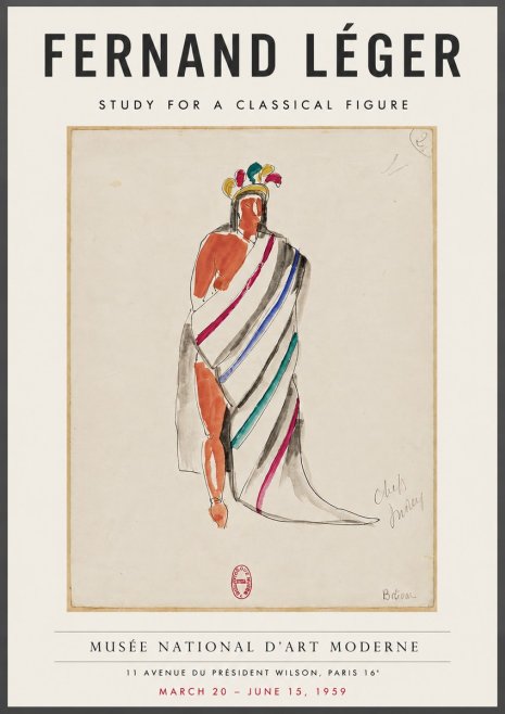 Fernand Léger Chefs Indiens No4 - Poster