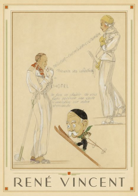 René Vincent Ttailleur-chemisier-couturier No1 - Poster