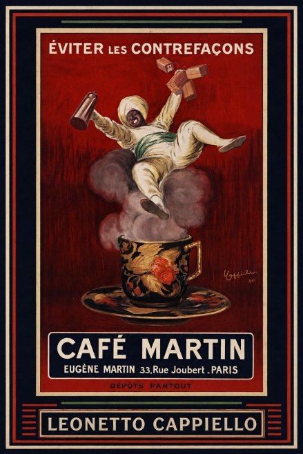 Leonetto Cappiello Café Martin No4 - Poster