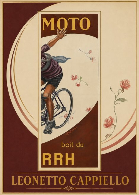 Leonetto Cappiello Moto Rrh No2 - Poster