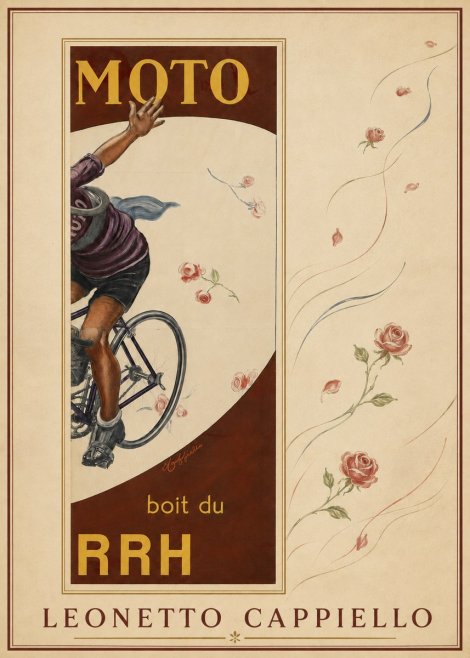 Leonetto Cappiello Moto Rrh No5 - Poster