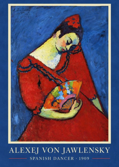 Alexej von Jawlensky Spanish Dancer No3 - Poster