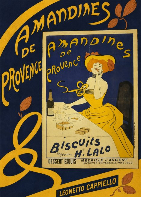 Leonetto Cappiello Amandines De Provence Biscuits H. Lalo III No5 - Poster